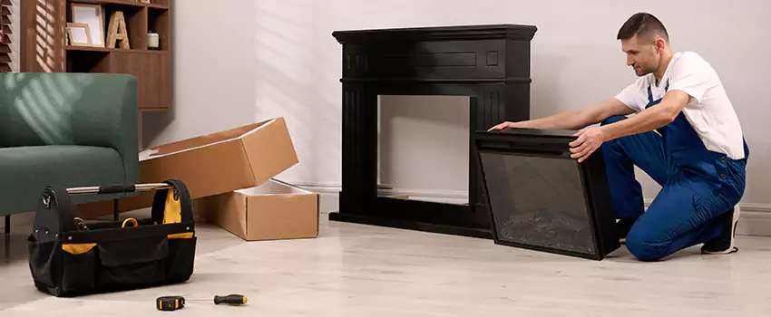 Old Rusted Metal Fireplace Repair And Replacement in Lancaster, PA